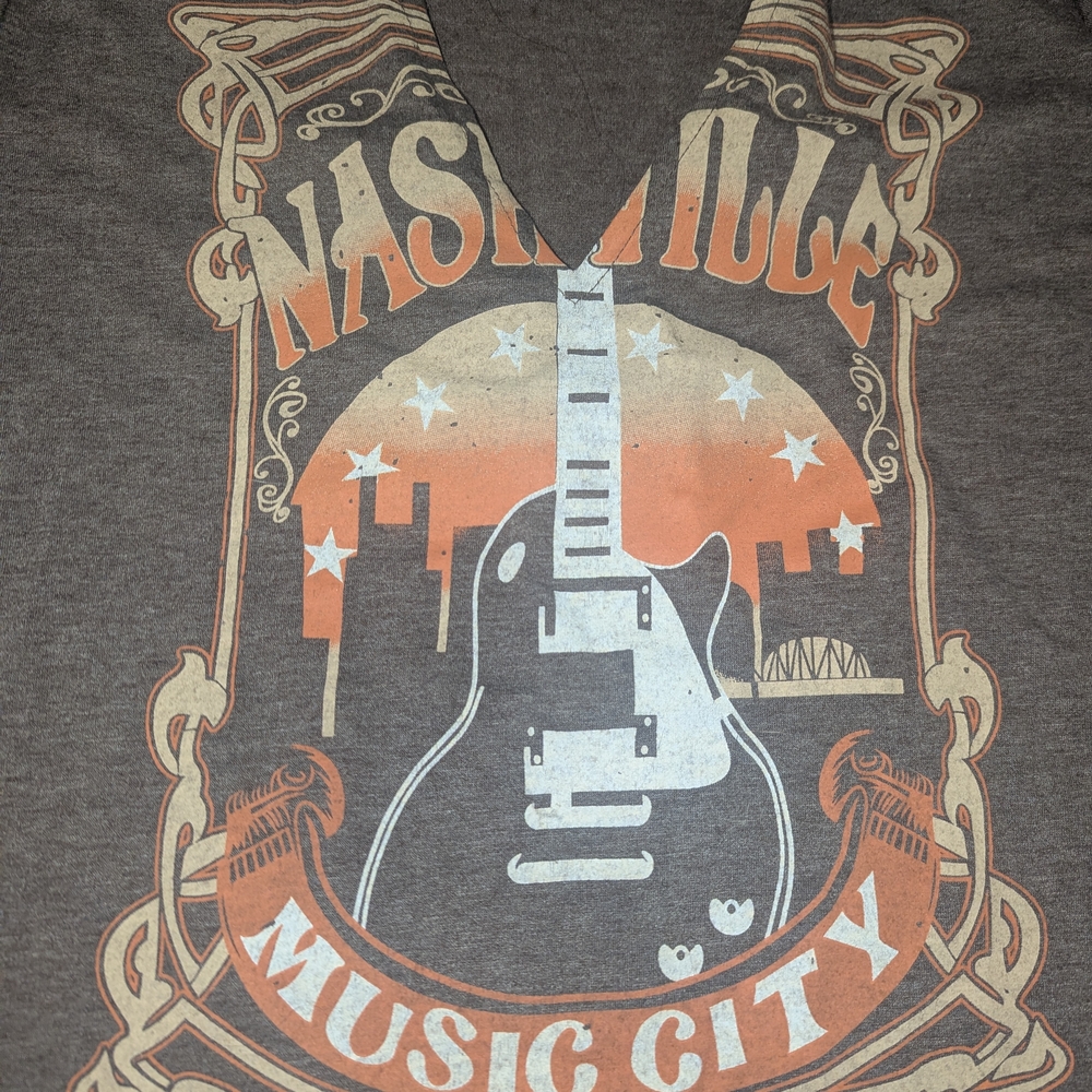 Nashville Music City Graphic Tee